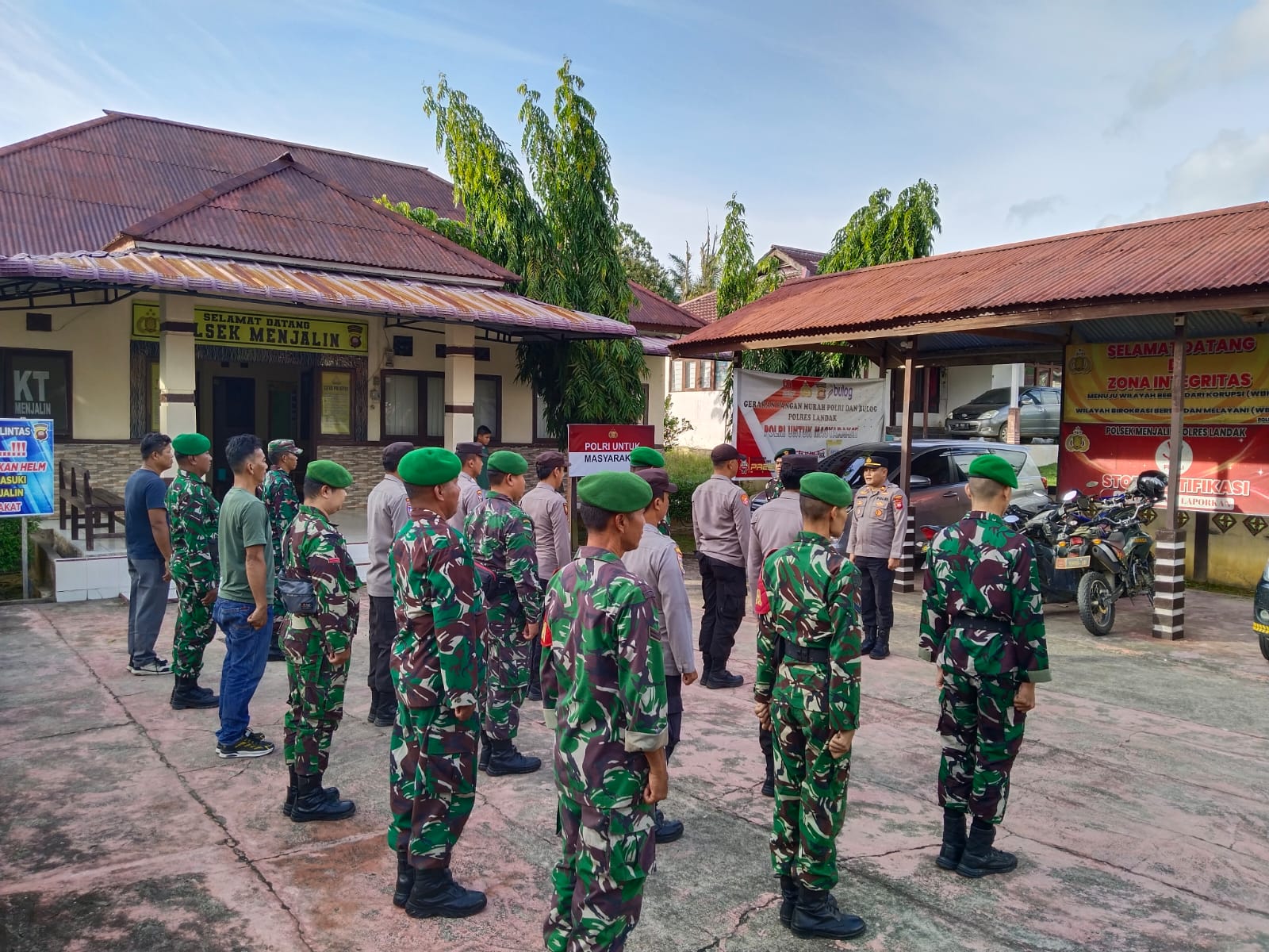 Apel Konsolidasi Pengamanan Tahun Baru 2026 Digelar di Mapolsek Menjalin