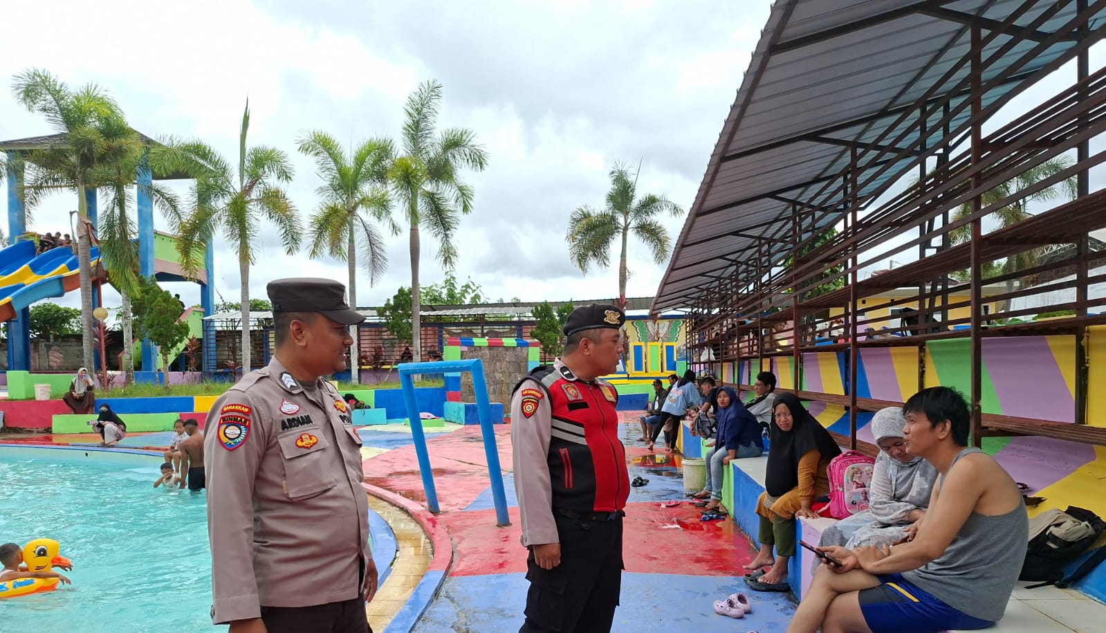 Polsek Tanjung Raya Kawal Keamanan di Objek Wisata Mesuji, Kunjungan Wisatawan Tetap Lancar*