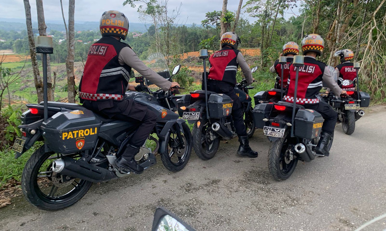 Patroli Perintis Kota, Polres Sanggau Perkuat Cipta Kondisi Jaga Keamanan Warga