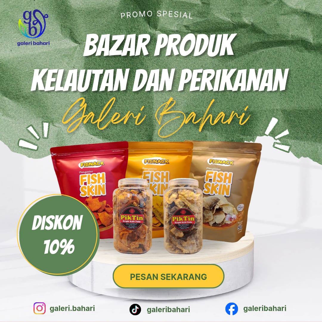 Galeri Bahari Ikuti Bazar Produk Kelautan dan Perikanan, Ajak Masyarakat Jaga Nutrisi dengan Ikan