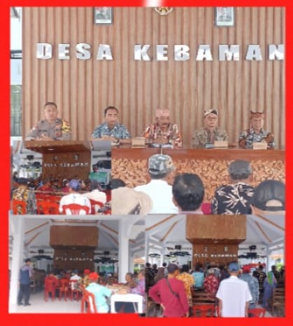 Pemerintah Desa Kebaman Srono Gelar Sosialisasi Perdes Nomor 5 Tahun 2025