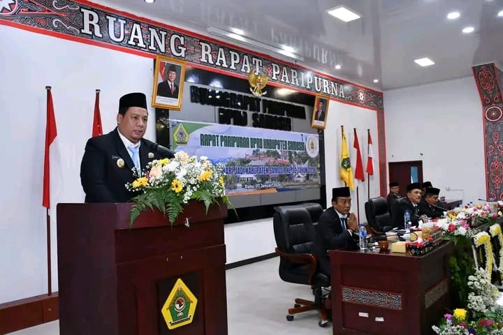 Paripurna Hari Jadi ke-22 Samosir, Bupati: Terus Berbenah dan Membangun di Tengah Keterbatasan