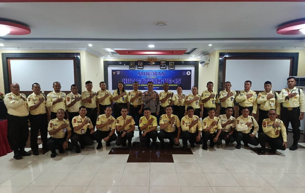 45 Tahun Mengabdi, Satpam Diperkuat sebagai Mitra Strategis Polri di Sanggau