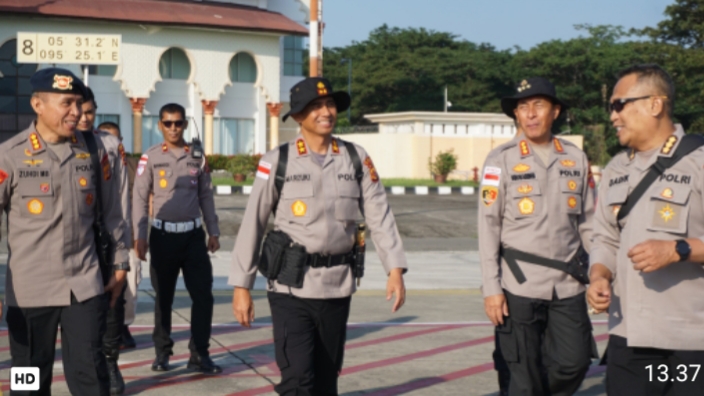 Kapolda Aceh Menuju Aceh Tamiang Hadiri Doa Bersama Dalam Rangka Pematangan Lahan Huntap*