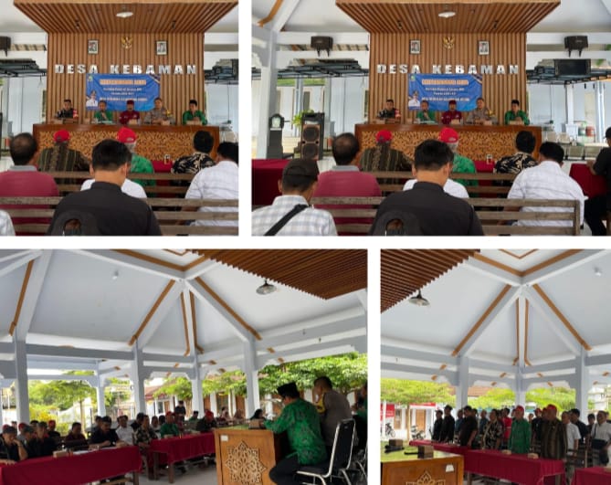 Musyawarah Desa Kebaman Bahas Persiapan Pengisian Anggota BPD Periode 2026–2034