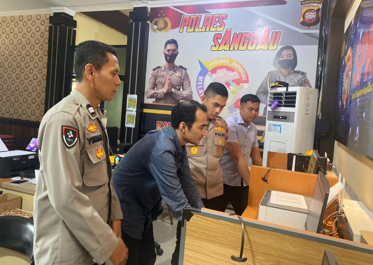 Hari Pertama Bertugas, Wakapolres Sanggau Pastikan Layanan Publik Berjalan Prima