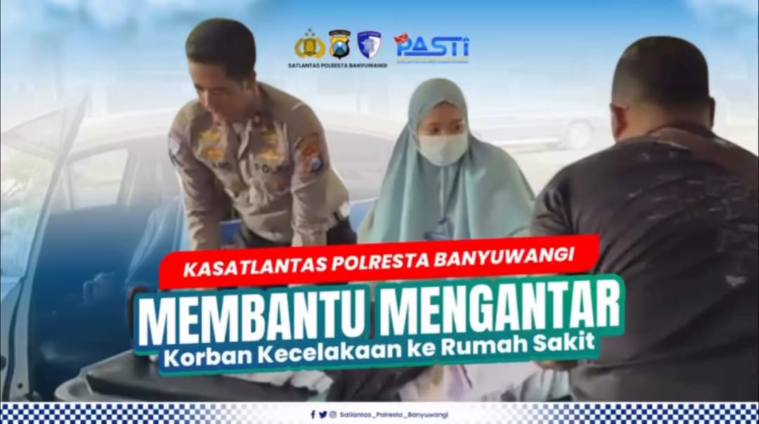 Aksi Cepat dan Humanis, Kasat Lantas Polresta Kompol Elang Prasetyo Bantu Korban Kecelakaan di Depan Terminal Brawijaya