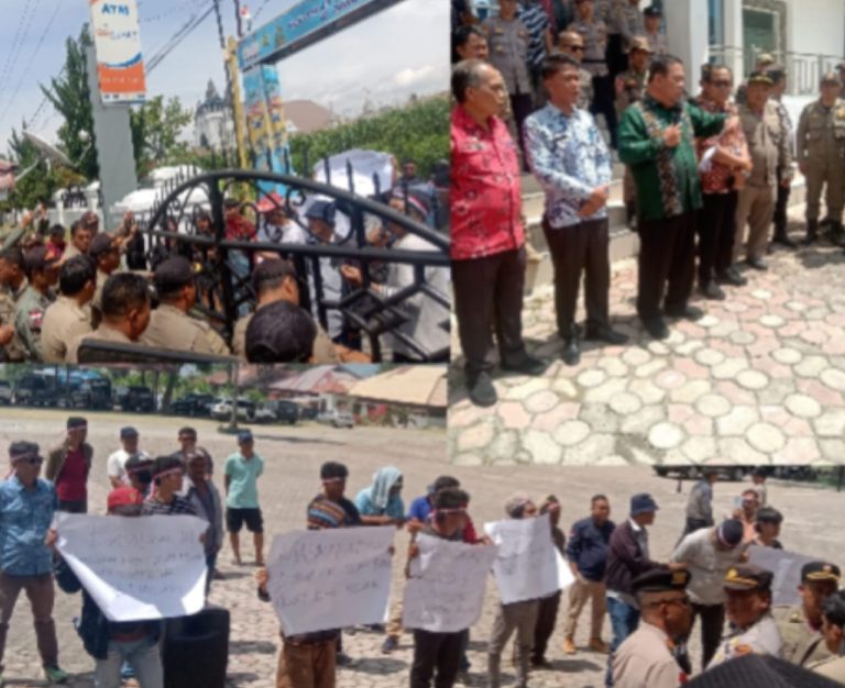 Aksi Damai Warga Samosir: Tolak Mobil Dinas Bupati Rp3,1 M, Desak Penegak Hukum Usut Bansos Disihotang,Dan proyek Huta ginjang