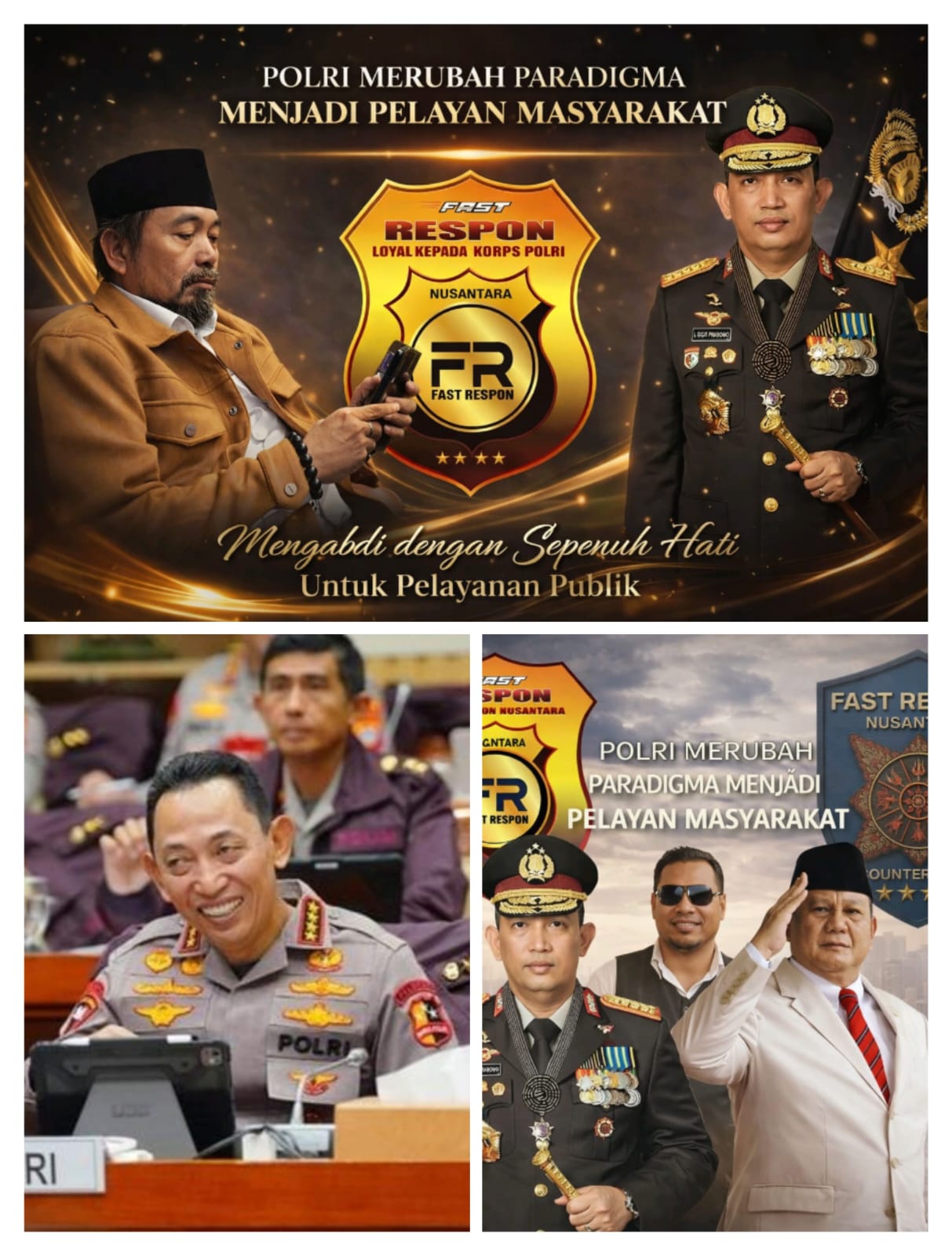 Kapolri : Kita Akan Merubah Paragdigma Polisi Menjadi Pelayan Masyarakat