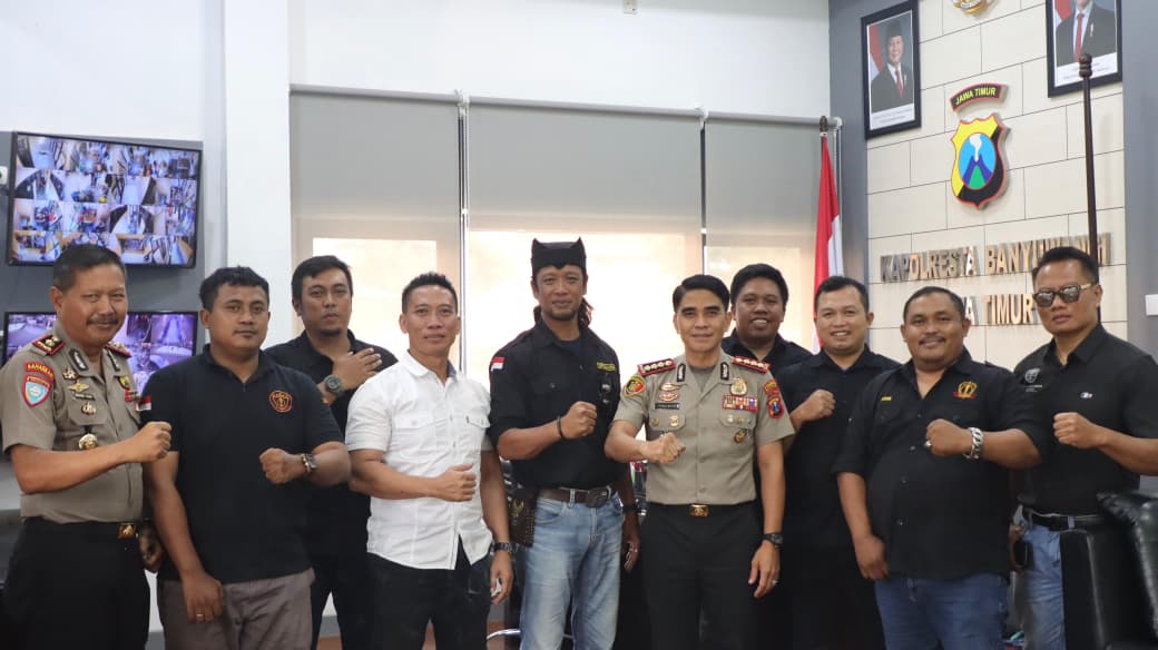 Temui Kapolresta Banyuwangi, Balawangi Tegaskan Dukungan Jaga Keamanan dan Kerukunan