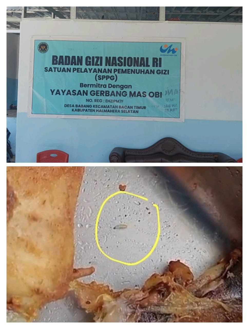 Kejadian Belatung di MBG MTS N 2 babang Rupanya Terjadi Sudah Berulang Kali, penanggung jawab bungkam dari wartawan
