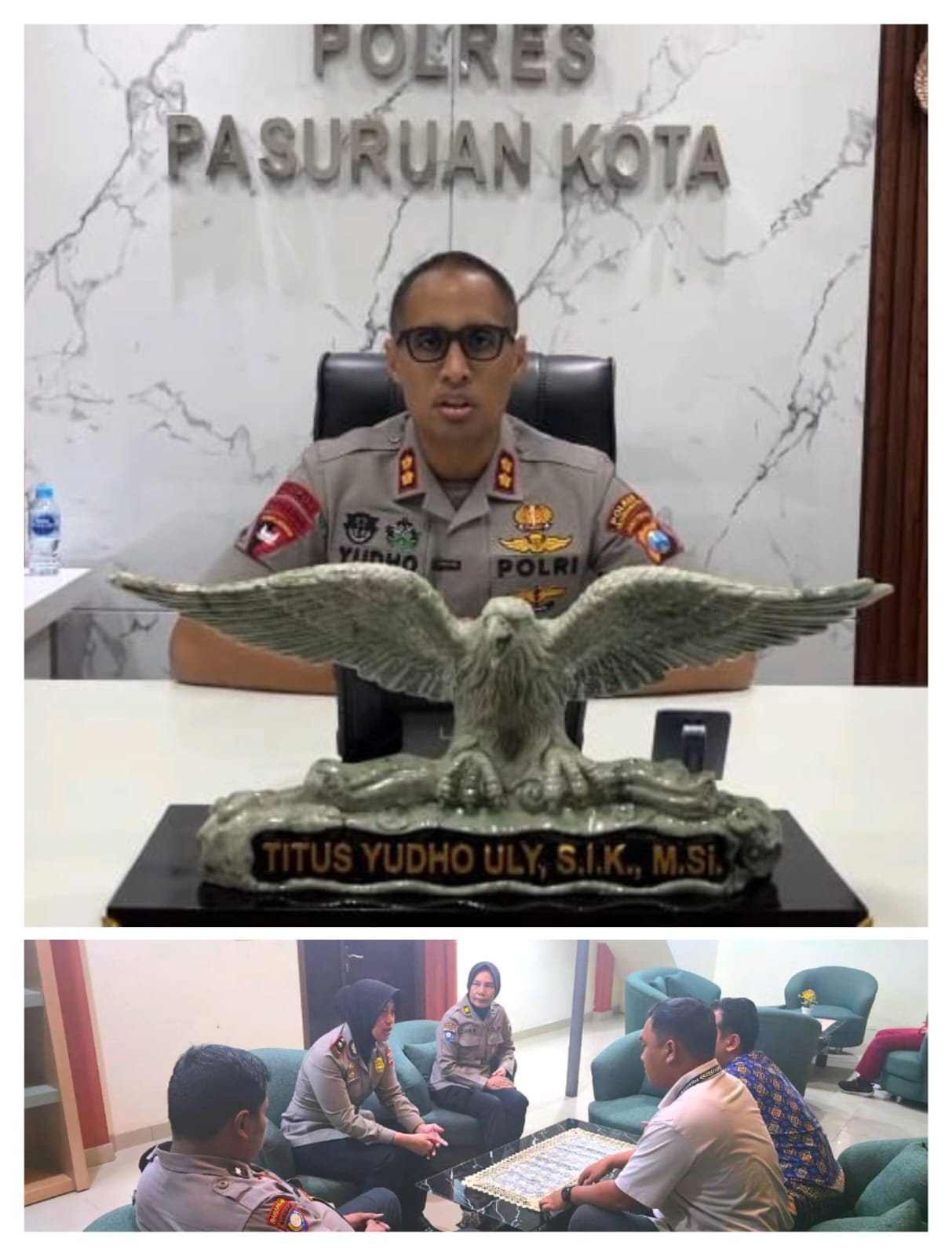 Polres Pasuruan Kota Bersama Tokoh Masyarakat Tegaskan Komitmen Berantas Perjudian
