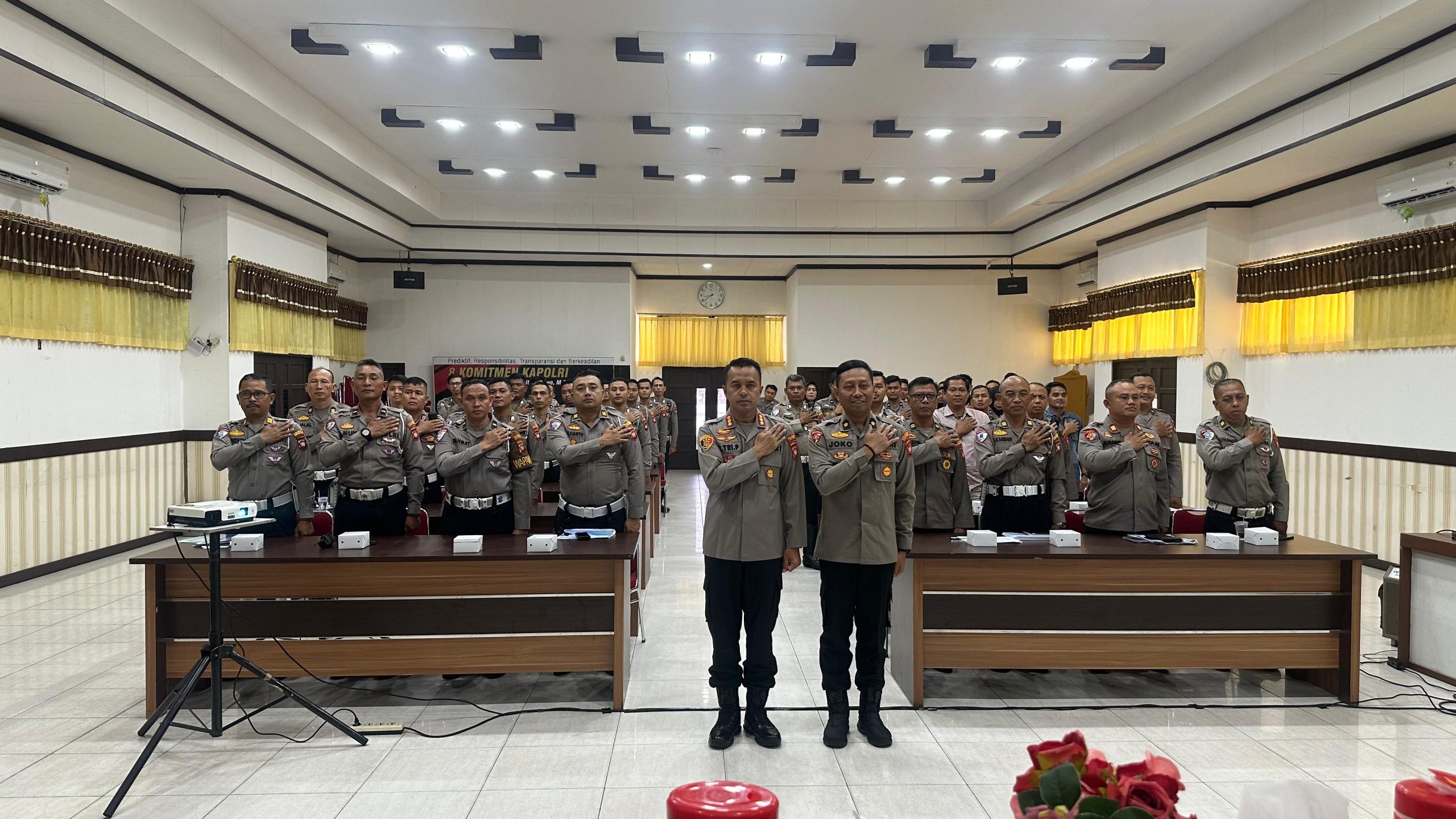 Kapolresta Pontianak Pimpin Latihan Pra Operasi Kewilayahan Keselamatan Kapuas 2026