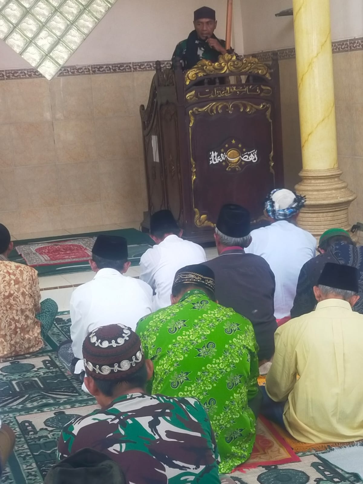Dari Mimbar Masjid, Prajurit TNI Menyemai Pesan Damai dan Keteladanan
