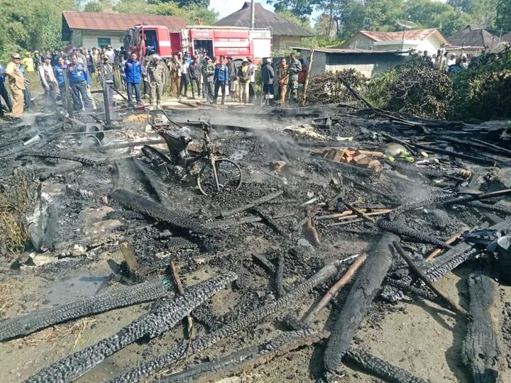 Dalam Sepekan, Terjadi Sejumlah Peristiwa Kebakaran di Kabupaten Humbang Hasundutan