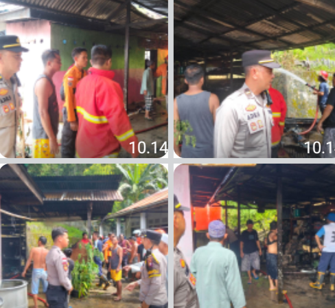 Api Hanguskan Gudang Warung di Kapuas, Berhasil Dipadamkan Tanpa Korban Jiwa