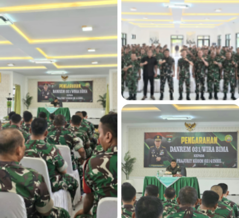 Danrem 031/WB di Inhil: Hindari Pelanggaran Sekecil Apa Pun, Jaga Kesehatan dan Semangat Pengabdian