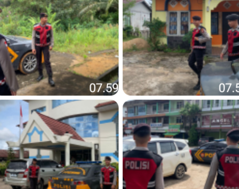 Hadir di Tengah Masyarakat, Samapta Polres Sanggau Gelar Patroli Perintis Kota