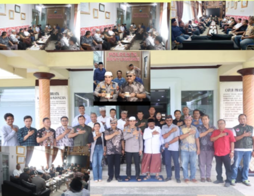 Kapolresta Banyuwangi Bangun Pendekatan Humanis Bersama Ketua Rumah Kebangsaan (RK) Banyuwangi