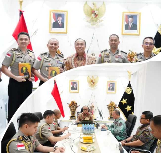 Lewat Buku, Wakapolri Titipkan Pesan Penting Pemberantasan TPPA–PPO kepada 5 Calon Atase dan Staf Teknis Polri