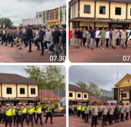 Latihan PBB Jadi Fondasi Disiplin, Polres Sanggau Perkuat Profesionalisme Personel