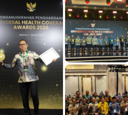 ‎Komitmen Jamin Akses Kesehatan, Pemkab Tapanuli Utara Kembali Raih UHC Award