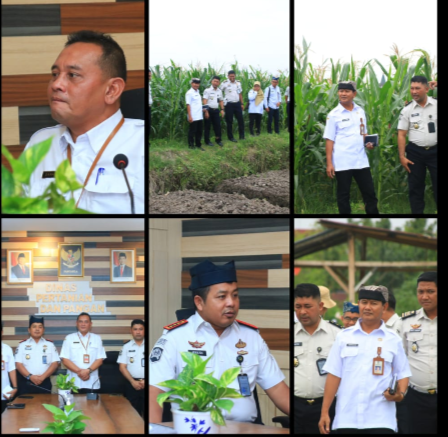 Tinjau SAE Paswangi, Kalapas Banyuwangi dan Kadispertan Pastikan Kesiapan Lahan Peternakan