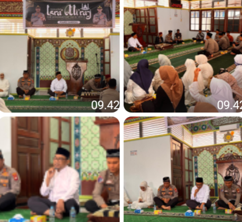 Isra Mi’raj Jadi Momentum Penguatan Spiritual Personel Polres Sanggau