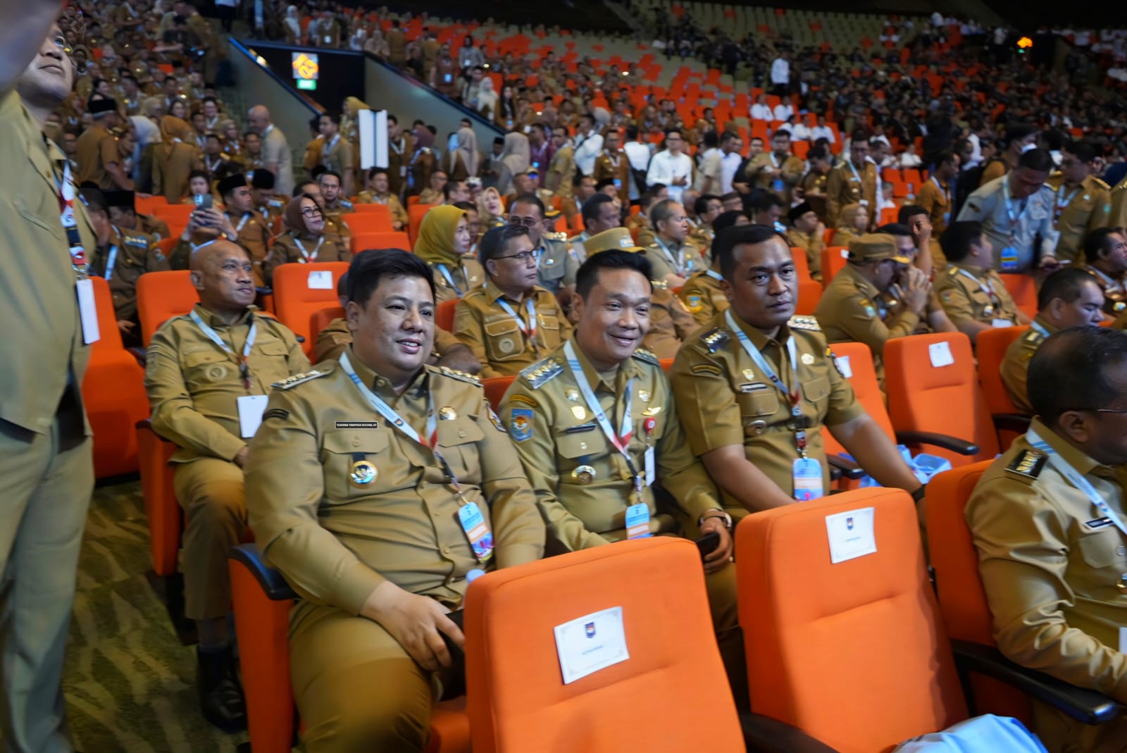 Bupati Samosir/Wabup bersama Forkopimda Hadiri Rakornas Pemerintah Pusat dan Daerah