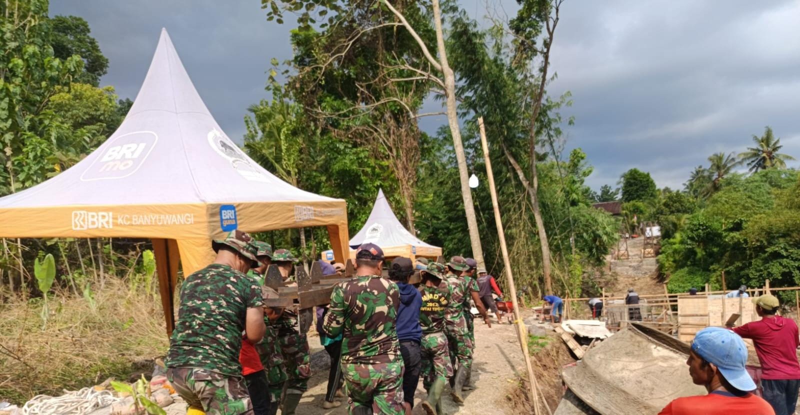 Akselerasi Pembangunan Jembatan Perintis Garuda, Kodim 0825 Banyuwangi Targetkan Konektivitas Desa