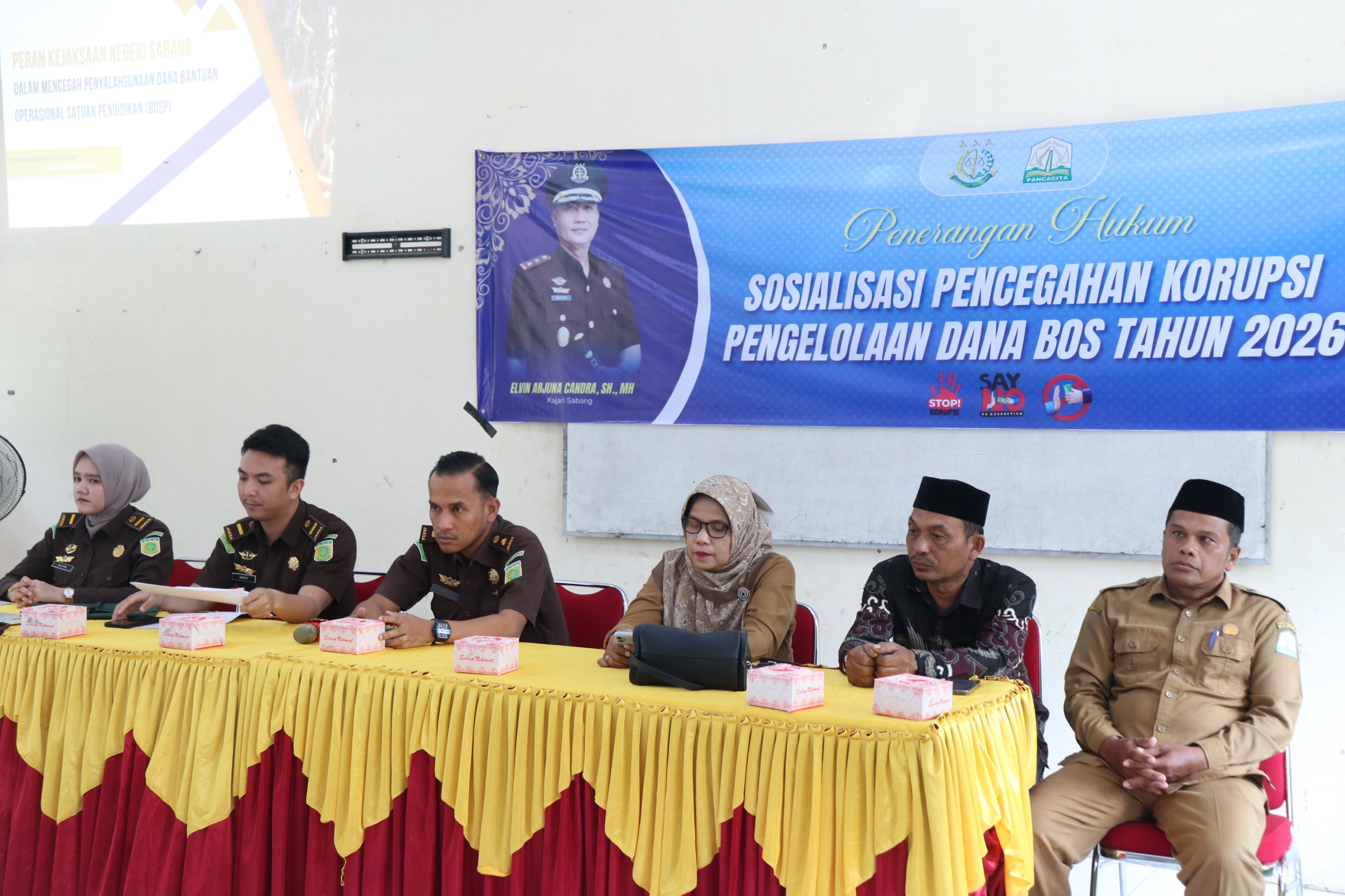 Kejaksaan Negeri Gelar Penerangan Hukum, Tema: “Pencegahan Korupsi Dalam Pengelolaan Dana BOSP-2026”