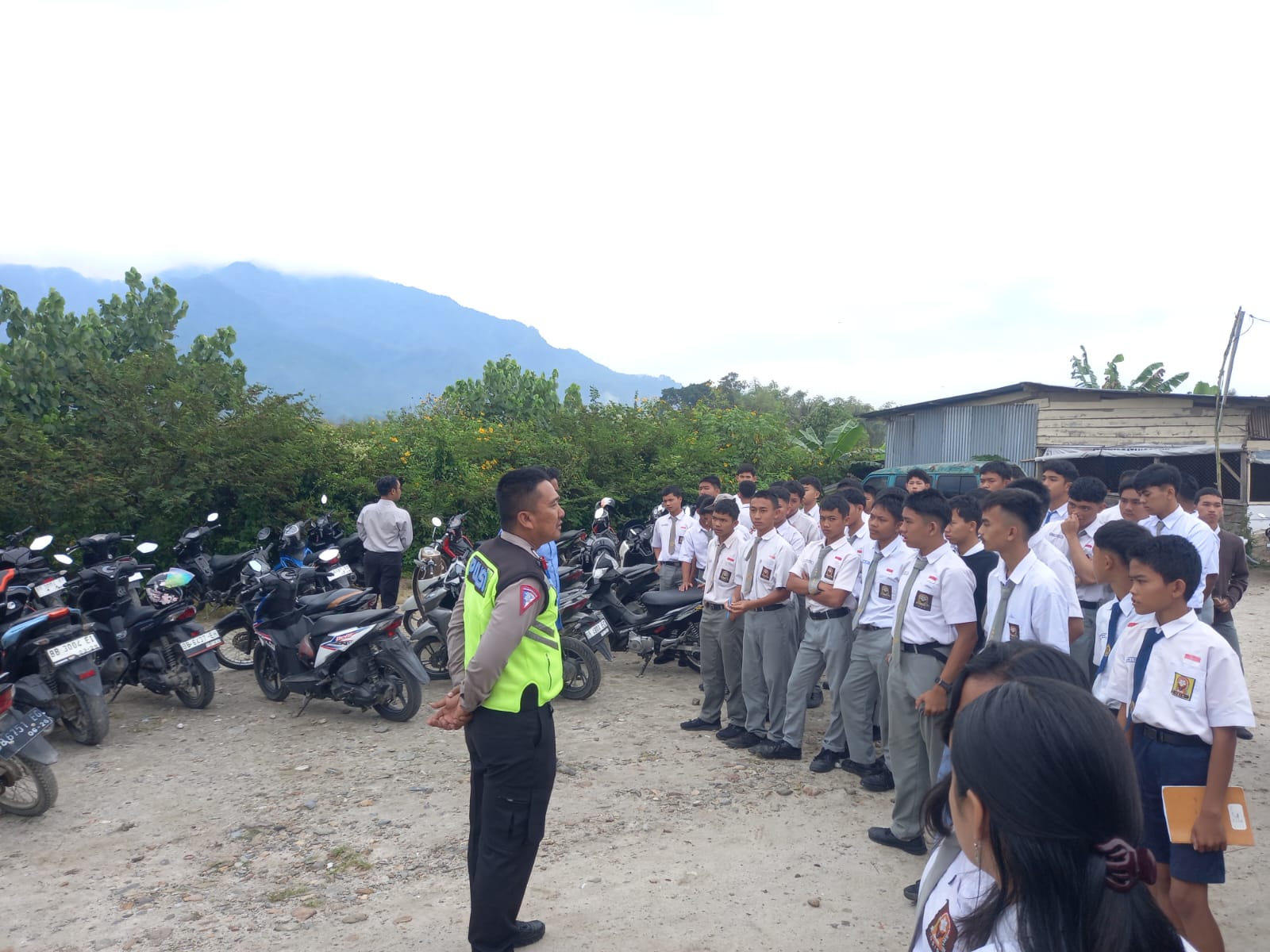 6 Unit Knalpot Brong Berhasil Diamankan Satlantas Polres Toba Dalam Rangka Operasi Keselamatan