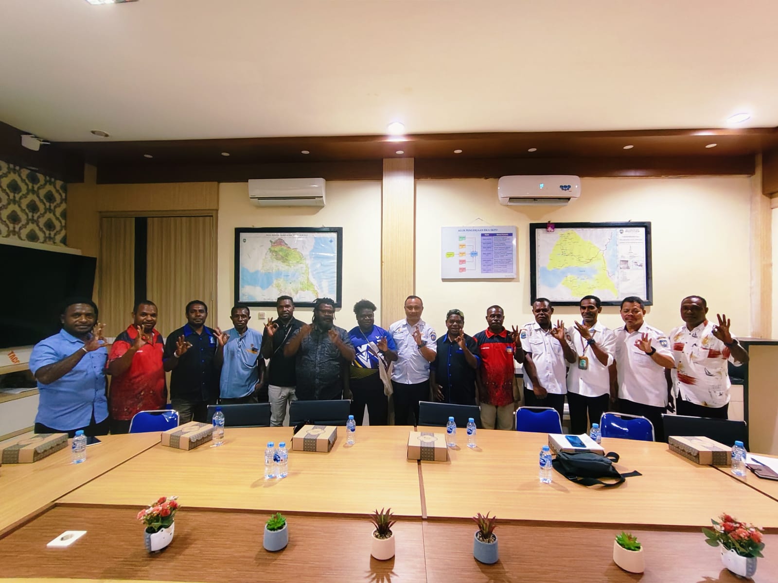 Paparan nama nama alokasi anggaran Otsus di beberapa OPD OPD kabupaten teluk Bintuni.