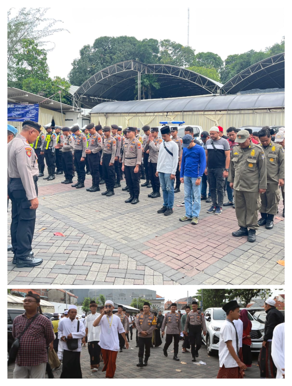 Libatkan 209 Personel Polres Pelabuhan Pengamanan Haul Ke-549 Sunan Ampel