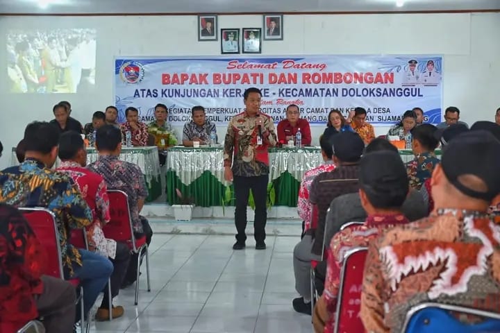 Tinjut Arahan Presiden RI, Bupati Humbahas Perkuat Sinergitas Dan Koordinasi Tingkat Desa