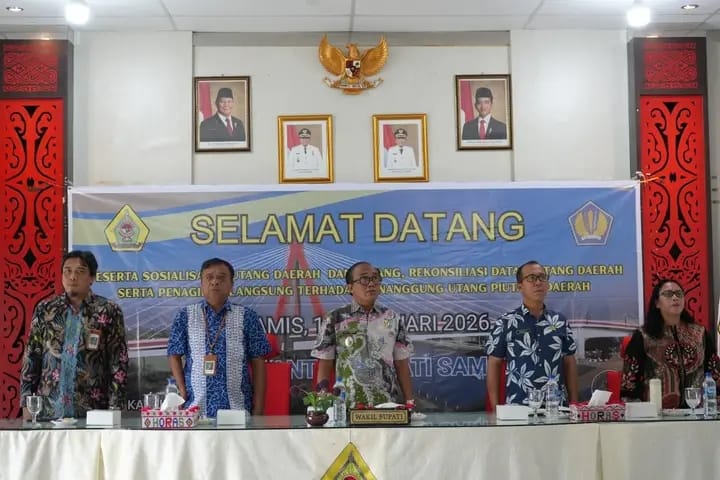 Pemkab Samosir Gelar Sosialisasi Piutang Daerah dan Lelang BMD Bersama KPKNL