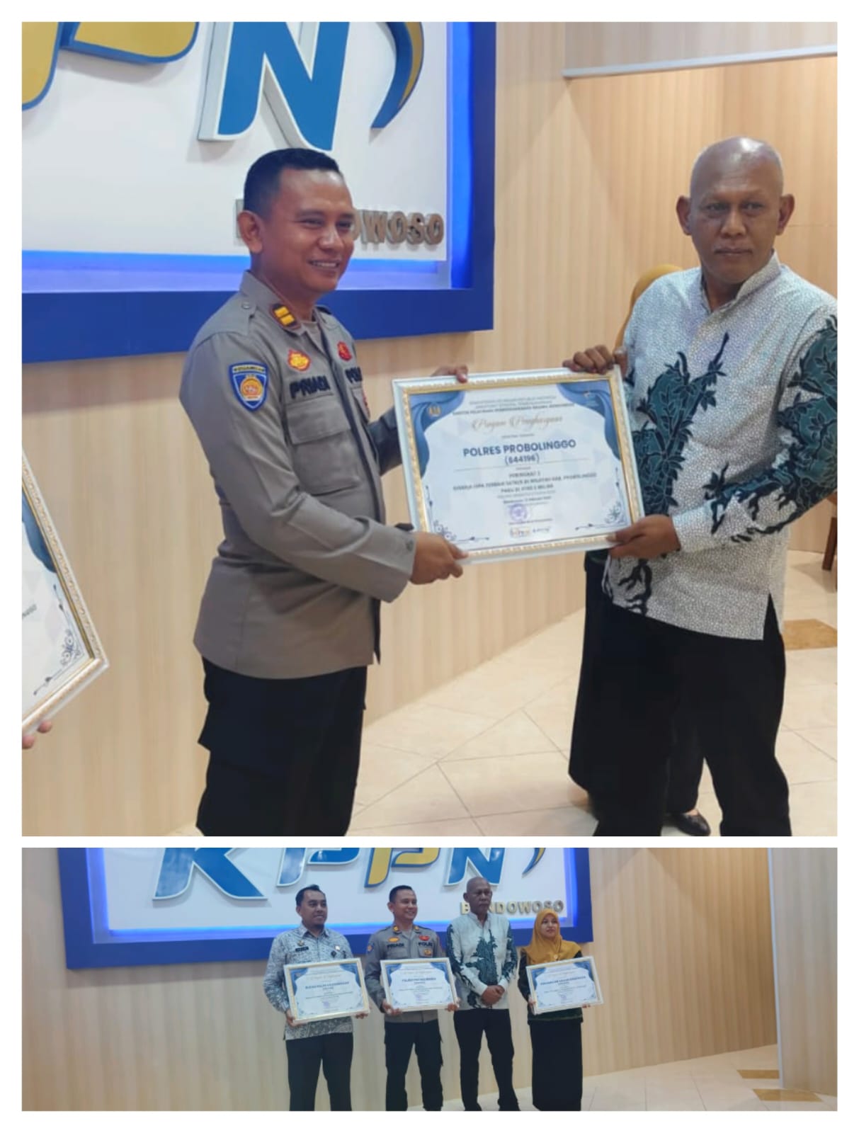 Polres Probolinggo Raih Peringkat II Kinerja IKPA Terbaik Semester II 2025 Dari KPPN Bondowoso