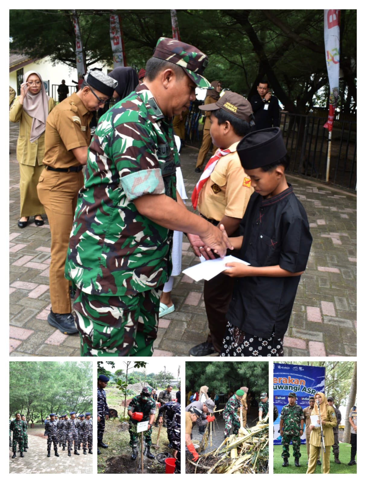 Kodim 0825/ Komitmen Program Gerakan Banyuwangi ASRI di Grand Watu Dodol: Perkuat Sinergi TNI dan Pemda Jaga Ketahanan Lingkungan