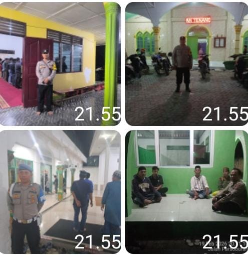 Polres Toba Siagakan Personel Amankan Ibadah Tarawih Selama Ramadhan