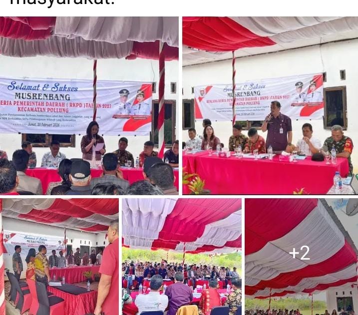 Pemerintah Kabupaten Humbahas Laksanakan Musrenbang RKPD 2027 di Kecamatan Pollung
