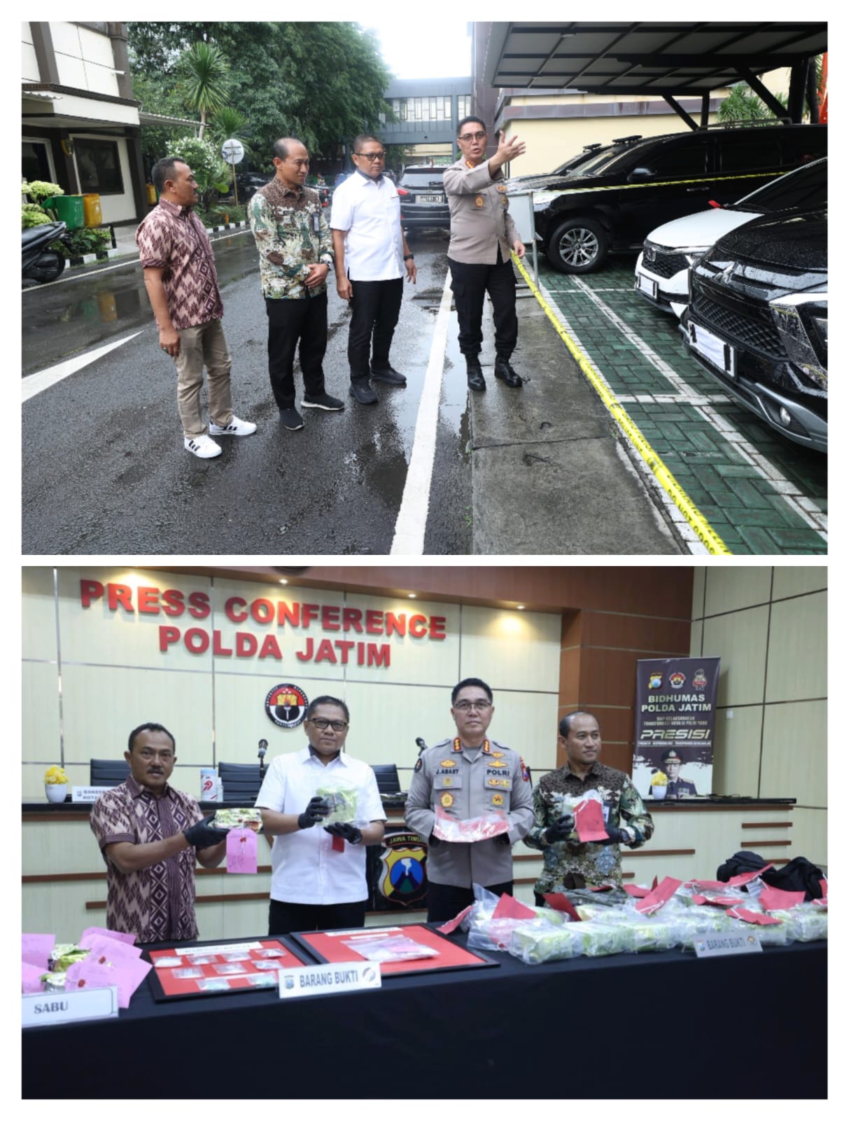 Polda Jatim Bongkar 2 Kasus Narkoba, Total 33,374 Kg Sabu Disita Satu Kurir Ditangkap