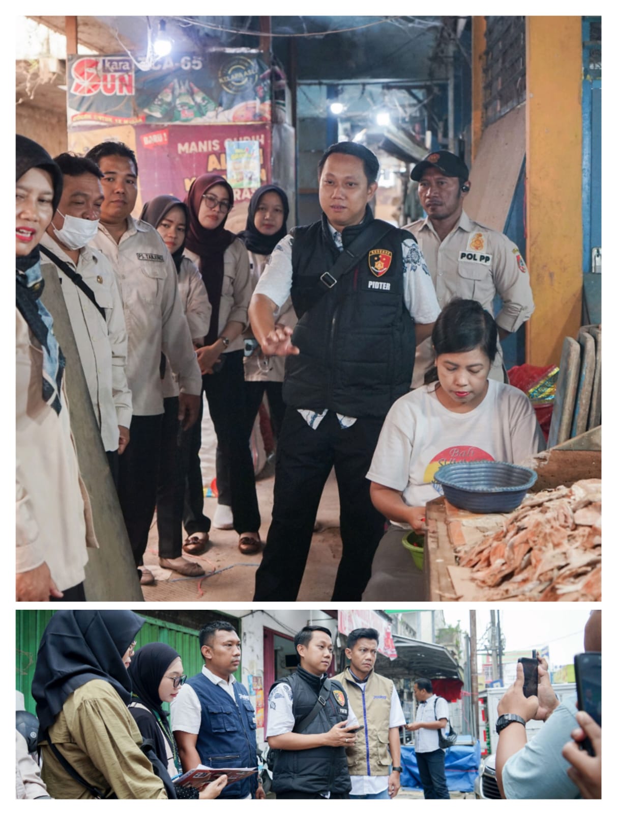Satgas Saber Polres Jember Sidak Pasar Antisipasi Lonjakan Harga Pokok Pangan