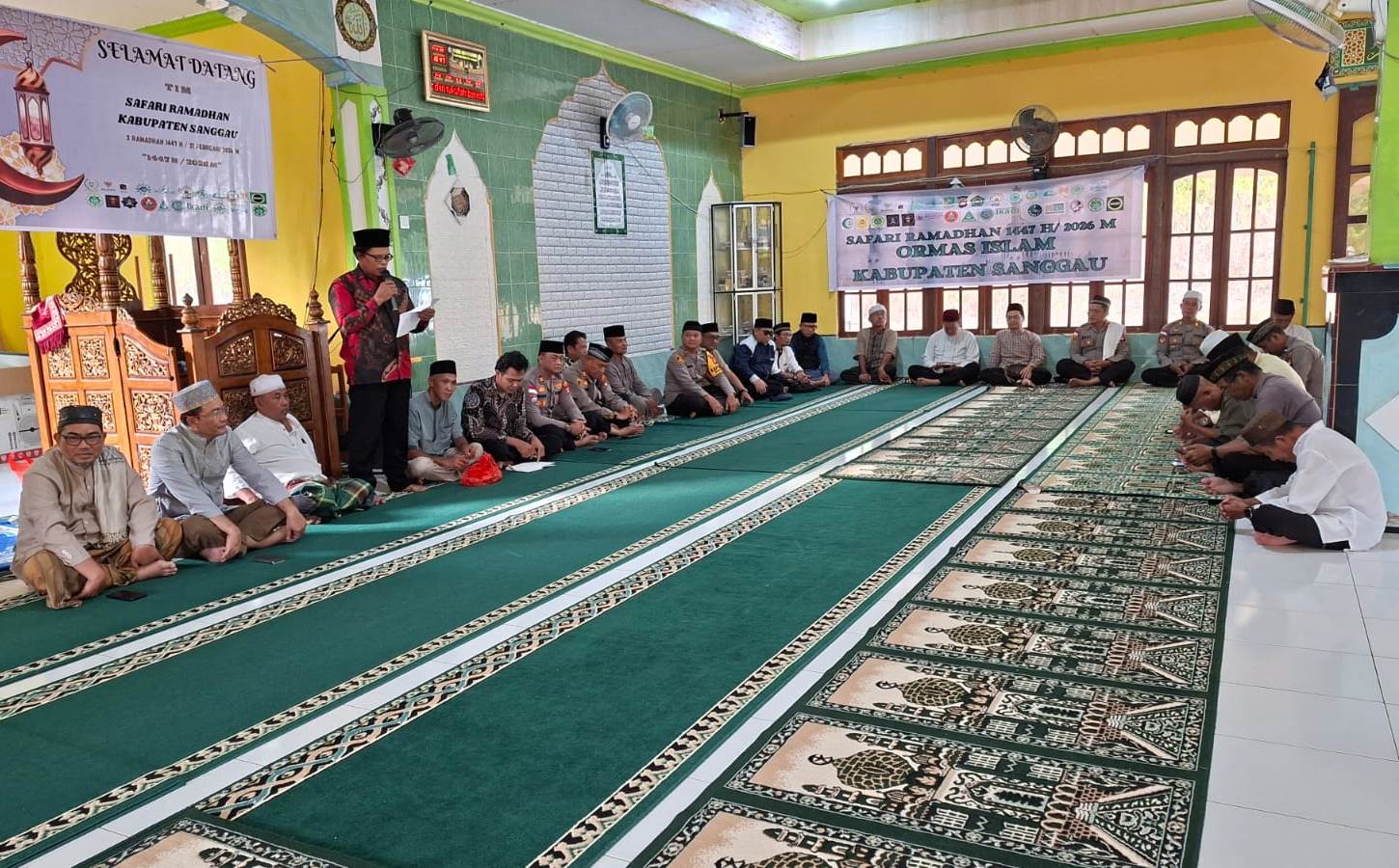Safari Ramadhan 1447 H di Noyan, Ormas Islam dan Polres Sanggau Perkuat Sinergi Jaga Kamtibmas