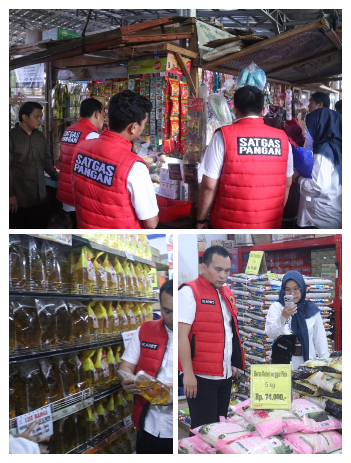 Satgas Pangan Banyuwangi sidak pasar tradisional dan modern. Harga cabai dan ayam turun, daging sapi naik. Warga diminta tak panik