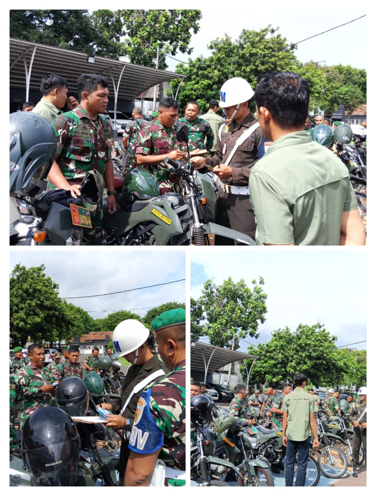 Sosialisasi Kegiatan Operasi Penegakan Ketertiban Waspada Wira Clurit Dan Operasi Yustisi Citra Wira Clurit Subdenpom V/3 Banyuwangi TA.2026
