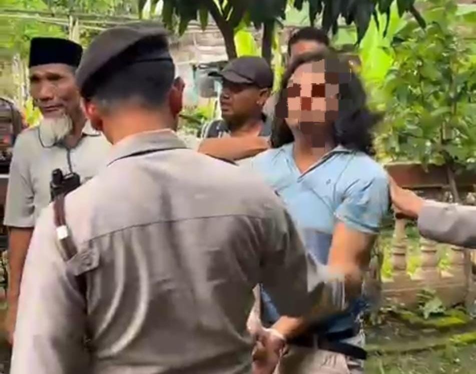 Polres Ngawi Respon Cepat Laporan 110 Amankan Pemuda Ngamuk Bawa Sajam*