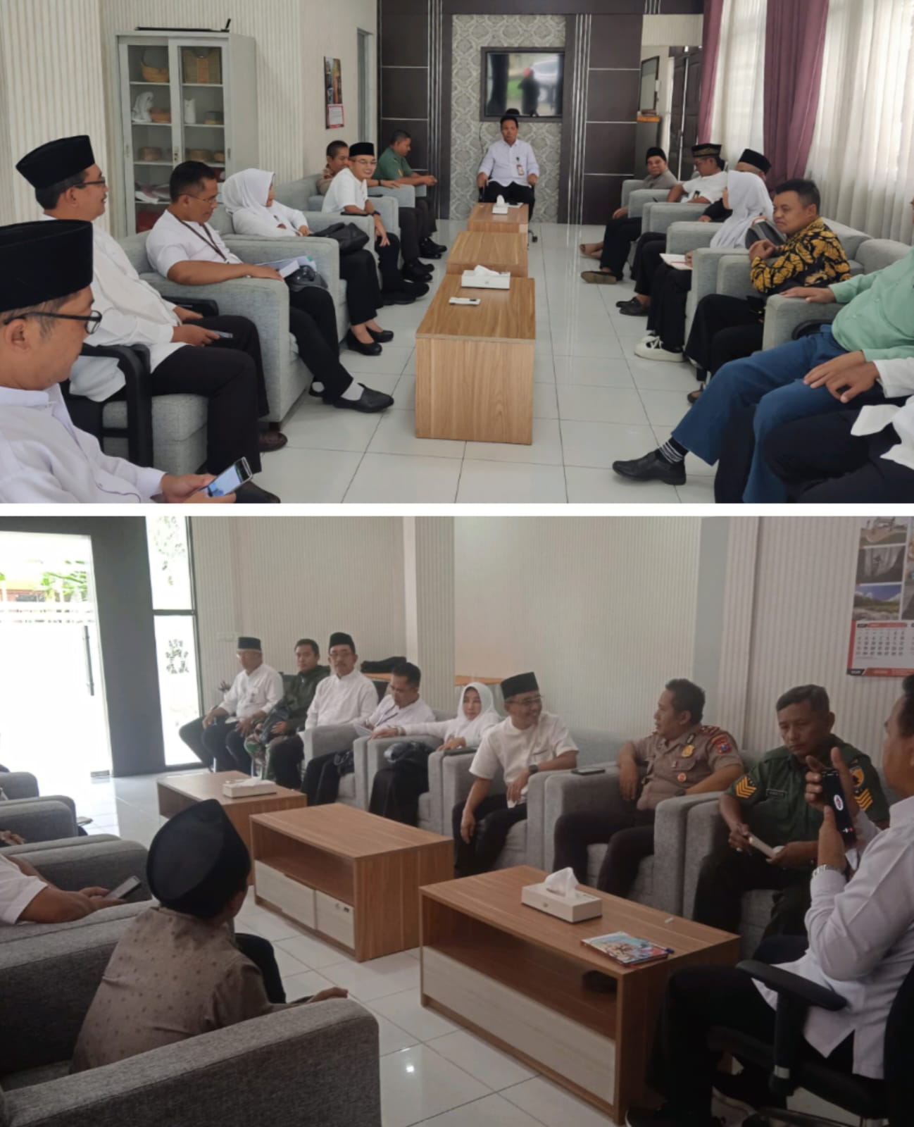 Persiapan Safari Ramadhan Bupati, Forpimka Sempu Matangkan Koordinasi di Desa Gendoh