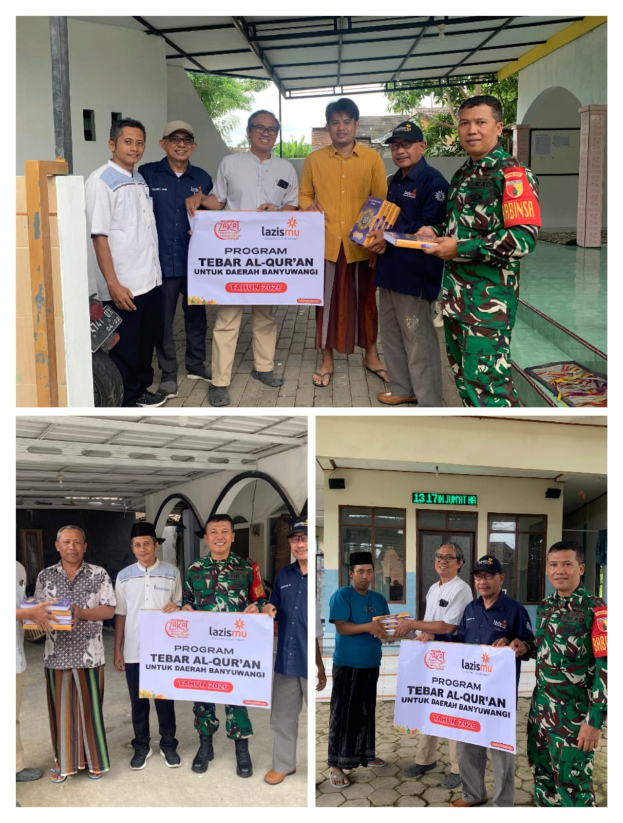 Babinsa Sobo Bergerak! Sinergi TNI dan LAZISMU Tebar Cahaya Al-Qur’an di Ujung Timur Pulau Jawa