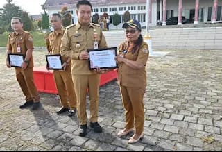 Bupati Humbang Hasundutan Ingatkan ASN Bekerja Dengan Jujur, Berbuat yang terbaik, dan Jangan Culas