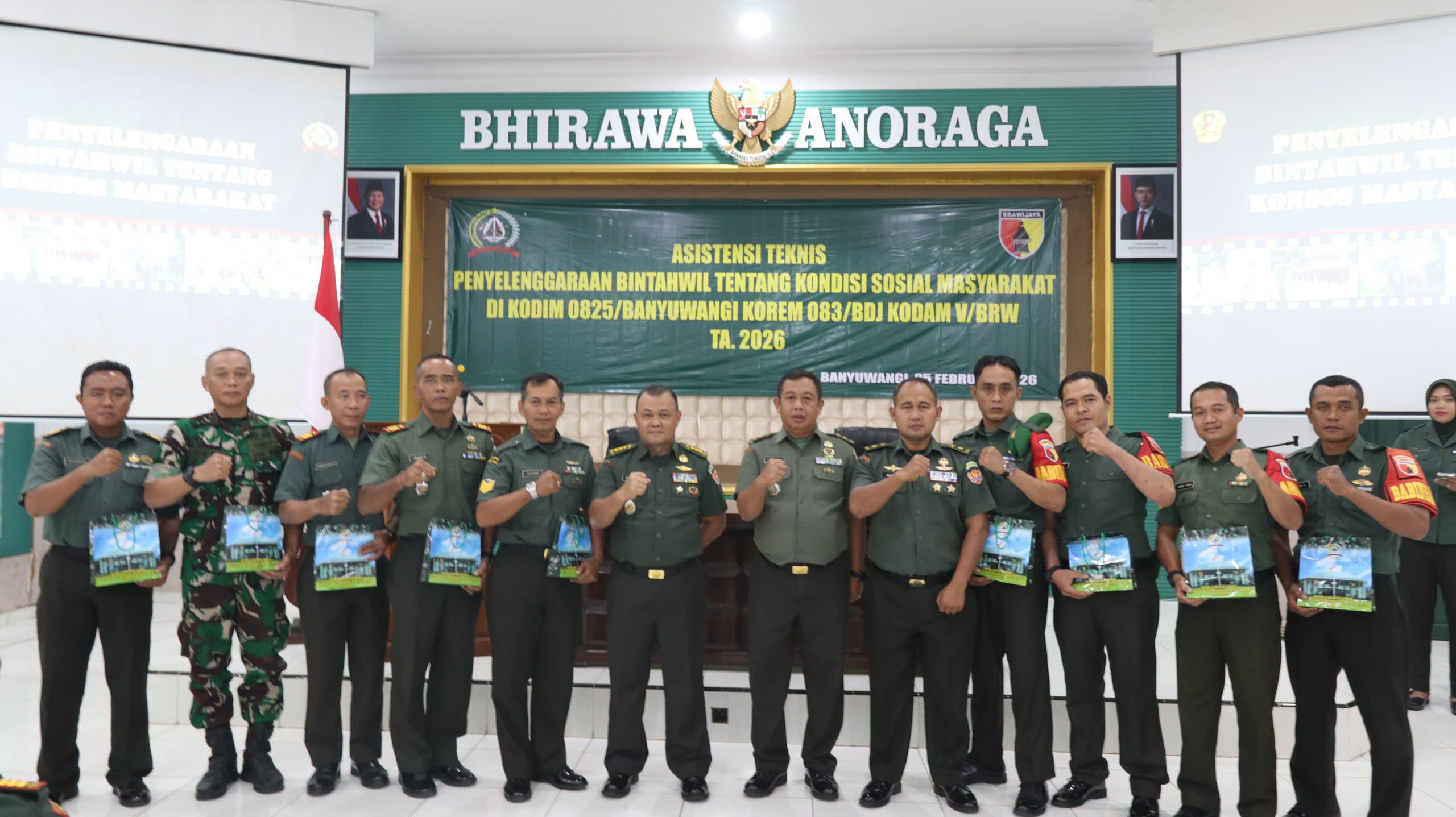 Dari Bumi Blambangan untuk Negeri: Pusterad Asah Ketajaman Teritorial Kodim 0825, Perkuat Ketahanan Sosial Banyuwangi 2026